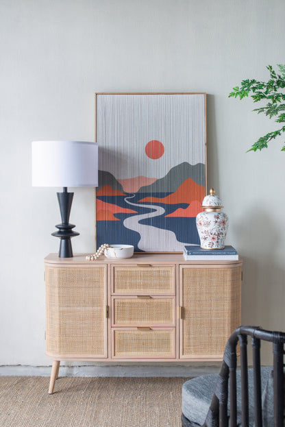 D15x26.7" Table Lamp