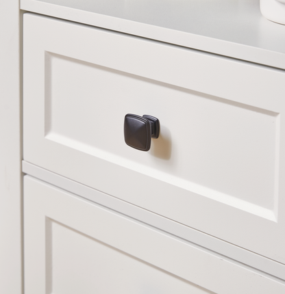 Farmhouse Side Table with Charging Station