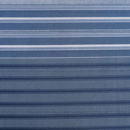 4 Piece Coastal Blue Navy White Stripes Cotton Daybed Cover Bedding Set