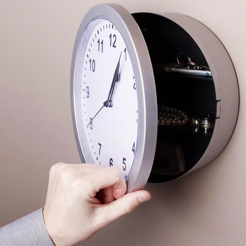 Real Clock Diversion Safe - Discreet Secret Compartments Of A Wall Clock To Store Money, Jewelry, Or Other Valuables