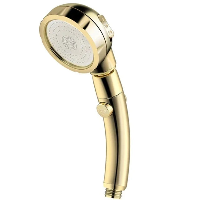 High Pressure Bathroom Shower Head 3 Modes Adjustable Water Saving Rain Luxury Home Hotel Silver Sprayer Bathroom Accessories