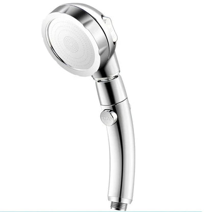 High Pressure Bathroom Shower Head 3 Modes Adjustable Water Saving Rain Luxury Home Hotel Silver Sprayer Bathroom Accessories