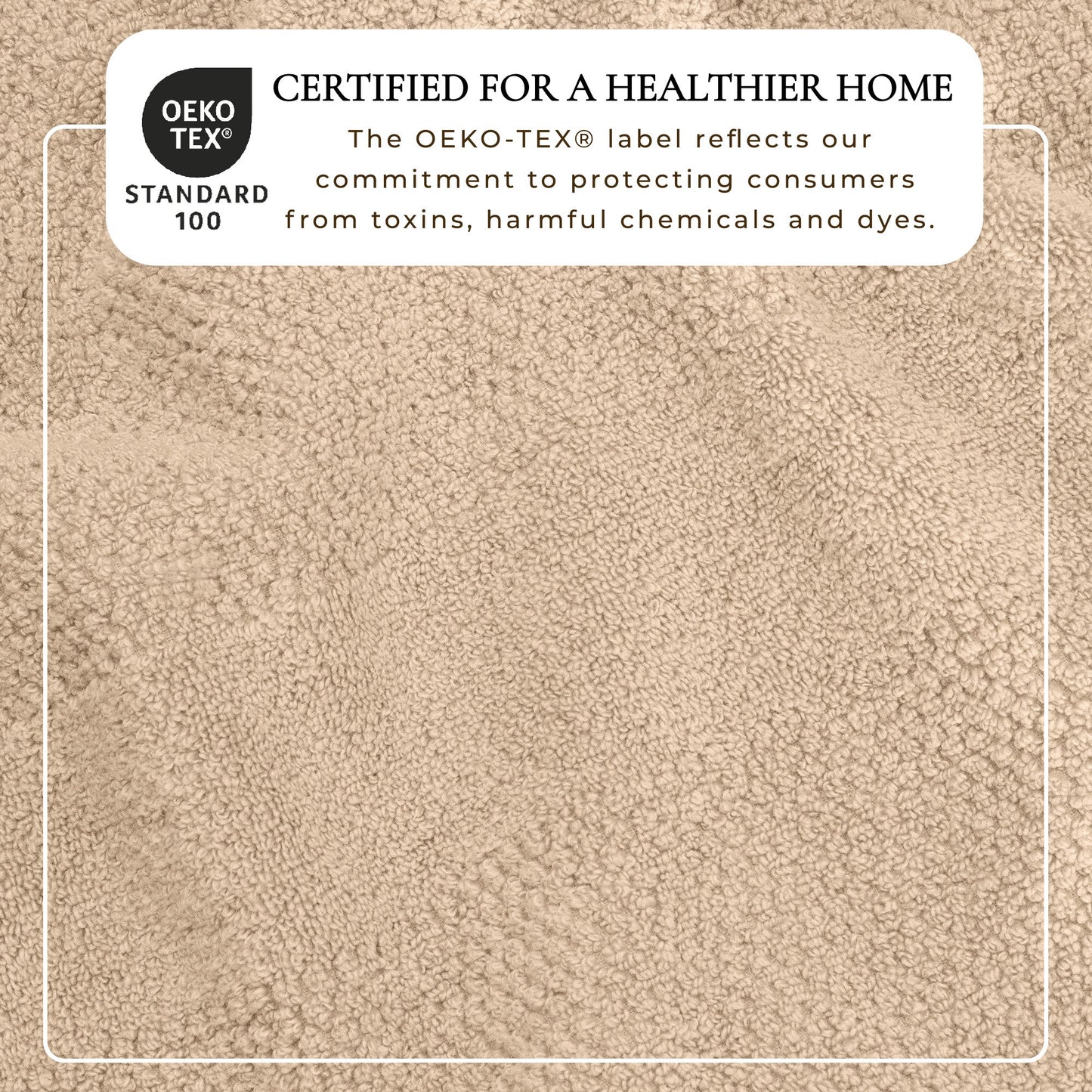 100% Cotton Woven Texture Bath Towel Set - Marbella Collection